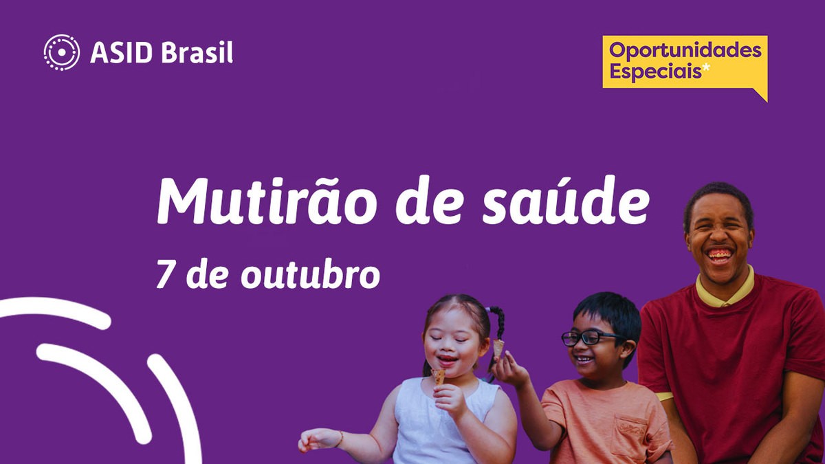 Mutirão de saúde.